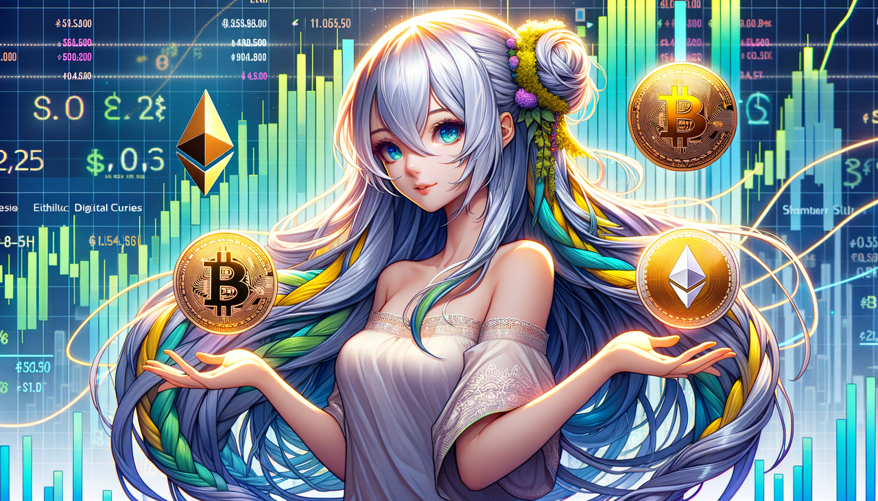 CRYPTO GIRL. - AI Illustration Generated by Bittensor AI Image Generation Tool - BitAPAI Image Studio | Built on Bittensor / Reply τensor - 𝕏 / tao.studio / Tensorspace / CORCEL Powered by Bittensor